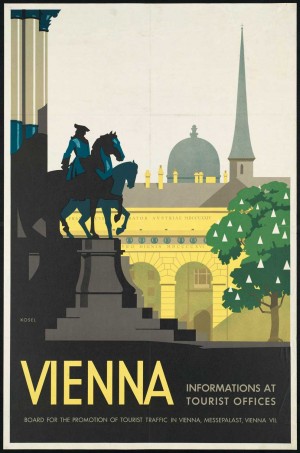 Vienna travel poster